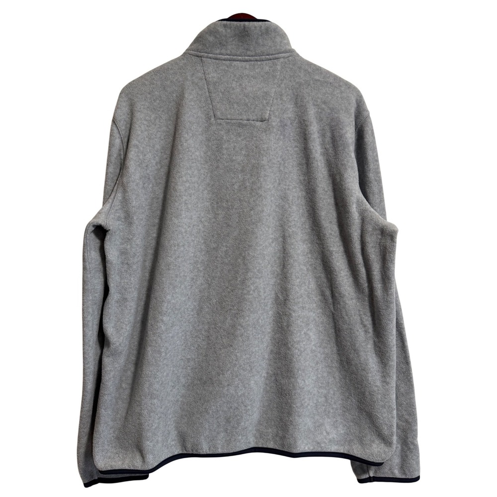 Nautica Mens Full Zip Fleece Jacket Heather Gray Size Large - Picture 6 of 6